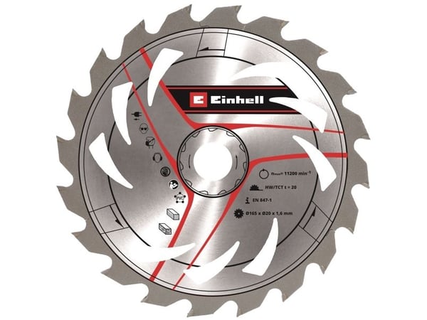 Sagblad til sirkelsag TE-CS 18/165 TE-PS 165 20Z