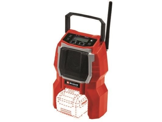 Einhell TC-RA 18 Li BT, Bærbar, Digitalt, AM, FM, 87,5 - 108 MHz, 522 - 1620 kHz, LCD - SOLO
