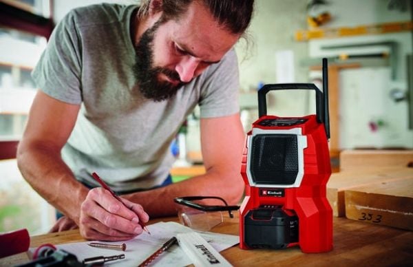 Einhell TC-RA 18 Li BT, Bærbar, Digitalt, AM, FM, 87,5 - 108 MHz, 522 - 1620 kHz, LCD - SOLO