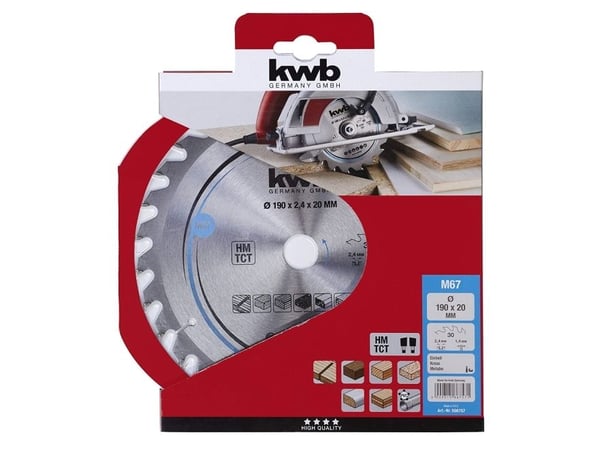 kwb 586757, Tungsten Carbide Tipped (TCT), 1 stykker
