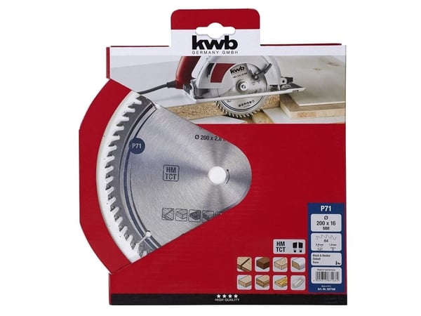 kwb 587168, Tungsten Carbide Tipped (TCT), 1 stykker