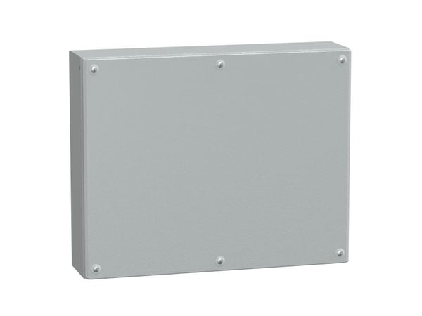 Schneider Electric NSYSBM405012 Kaappi 500 x 400 x 120 Teräslevy Harmaa valkoinen (RAL 7035) 1 kpl