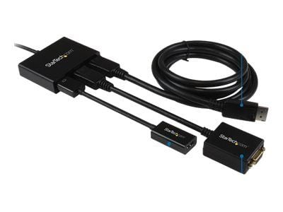 Startech 3-Port Multi Monitor Adapter, DisplayPort 1.2 MST Hub, Dual 4K 30Hz & 1x 1080p, Video Splitter for Extended Desktop Mode on Windows PCs On...