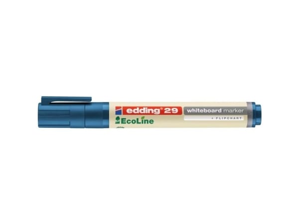 Edding 29 EcoLine, 1 kpl, Sininen, Taltan pää, Beige, Sininen, Pyöreä, 1 mm