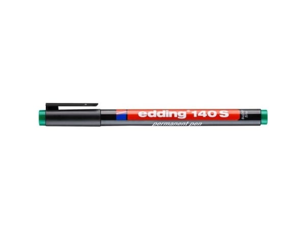 Edding 140 S, pyöreä kärki, vihreä, 0,3 mm, 141 mm, 14 mm, 14 mm, 14 mm