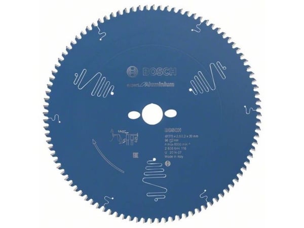Bosch Expert for Aluminium - Sirkelformet sagblad - for tre, plast, aluminium, ikke-jernholdig metall, epoksy - 315 mm - 96 tenner