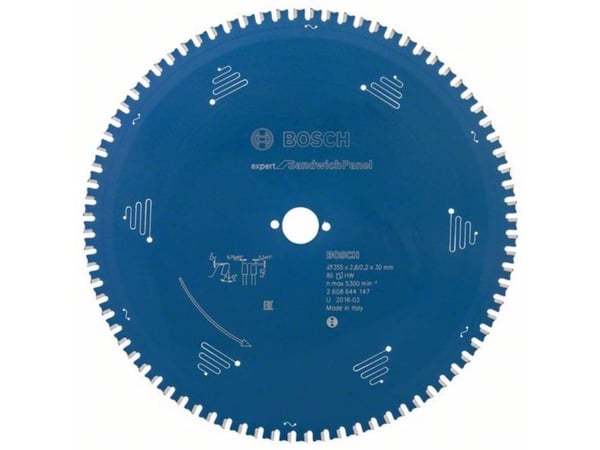Bosch ROUND SAVKL 355X2,6X30MM 80T EXP SANDWICH