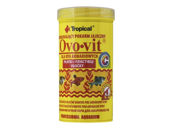 Tropisk Ovo-Vit styrkende eggemat til fisk 250ml/50g