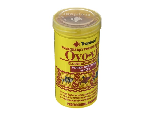 Tropisk Ovo-Vit styrkende eggemat til fisk 250ml/50g