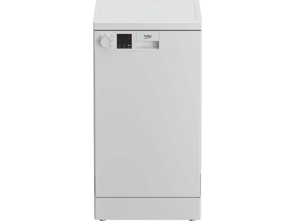 BEKO DVS05024W oppvaskmaskin frittstående - Bredde: 45 cm - Høyde: 85 cm - LED-lys - For 10 kuverter - Hvit