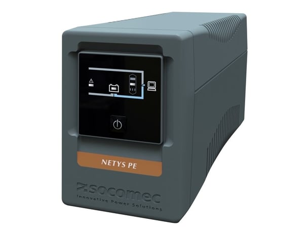 Socomec Netys PE 850 - UPS - AC 230 V - 480 watt - 850 VA - USB - utgangskontakter: 4