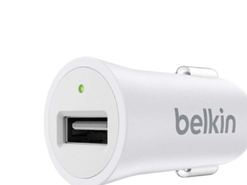 Belkin MIXIT Car Charger - Bilstrømadapter - 2.4 A (USB) - hvit