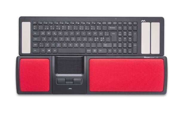 Mousetrapper Lite - Sentral pekeenhet - ergonomisk - 4 knapper - kablet - USB - rød