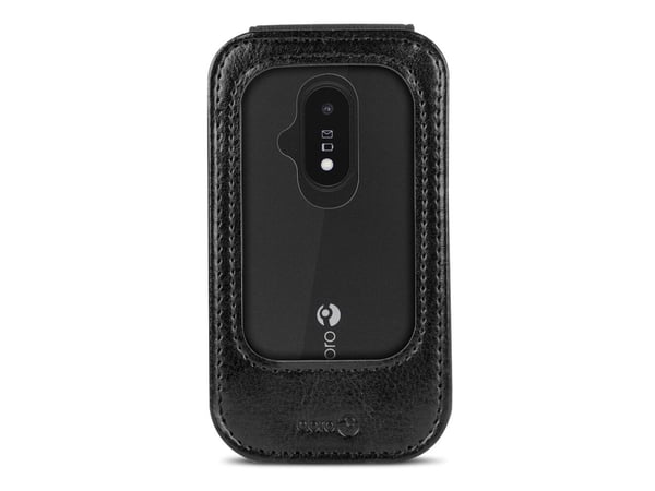 Doro Case - Bagsidecover til mobiltelefon - sort - for DORO 6040, 6041, 6060, 7030, 7031
