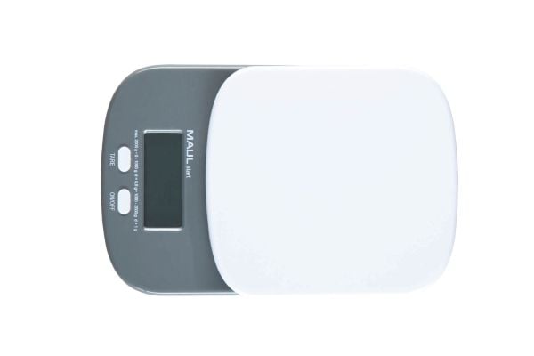 MAUL MAULstart, Elektronisk postvekt, 1 kg, 0,5 g, Grå, Hvit, LCD, 170 mm