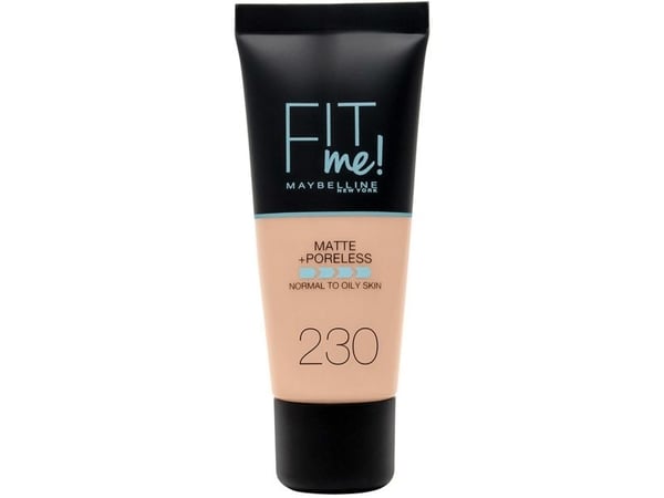 Maybelline Fit Me Liquid Foundation mattapintainen kasvovesi 230 Natural Buff 30ml