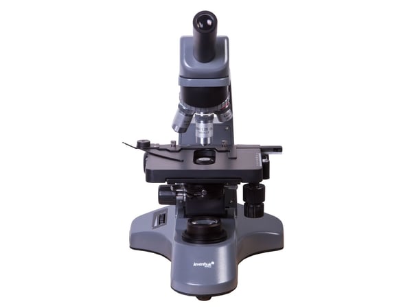 Levenhuk 700M, Optisk, Grå, Aluminium, 0 - 24 mm, 0 - 75 mm, 2000x