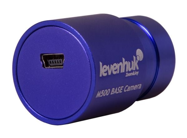 Levenhuk M500 BASE, 5 MP, CMOS, Blå, Metall, 1/2.5", 2592 x 1944 piksler