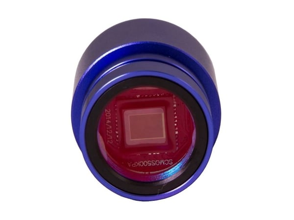 Levenhuk M500 BASE, 5 MP, CMOS, Blå, Metall, 1/2.5", 2592 x 1944 piksler