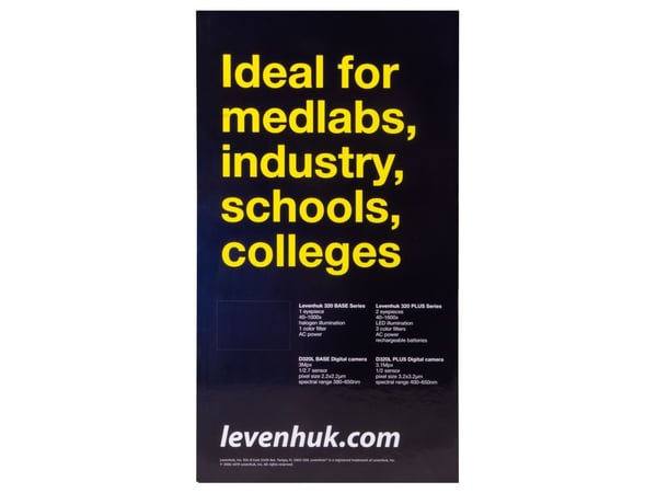 Levenhuk D320L PLUS, Digitalt, Sort, Grå, Metall, 0 - 58 mm, 0 - 25 mm, 1600x
