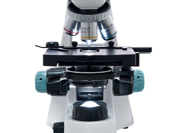 Levenhuk 400T, Optisk, Svart, Hvit, Metall, 0 - 55 mm, 0 - 20 mm, 1000x