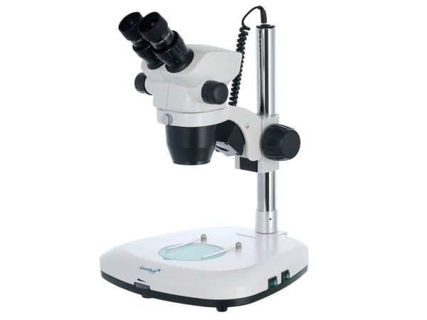 Levenhuk ZOOM 1B, Optisk mikroskop, Hvit, Aluminium, 45x, 7x, WF10x/22 (2 stk)