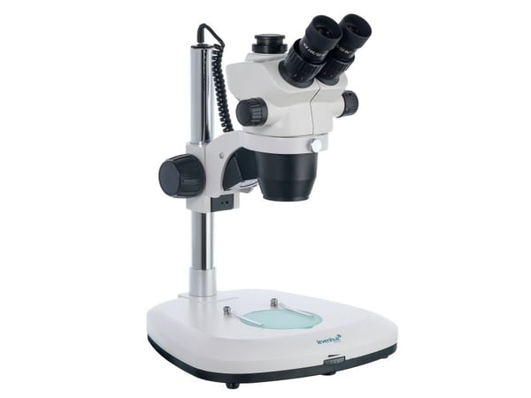 Levenhuk ZOOM 1T, Optisk mikroskop, Hvit, Aluminium, 45x, 7x, WF10x/22 (2 stk)
