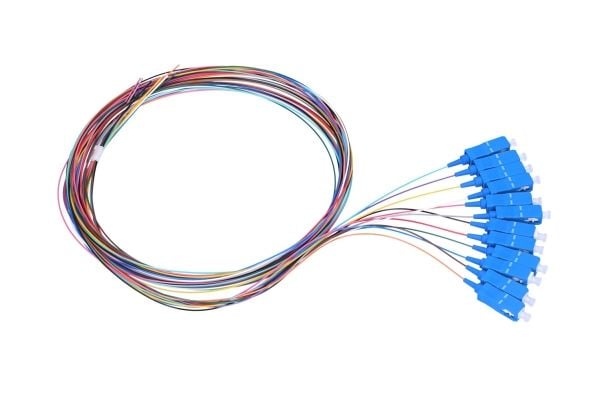 Extralink - Grisehale - SC/UPC-enkeltmodus (hann) - 1 m - fiberoptisk - G.657.A1 - 12 colors