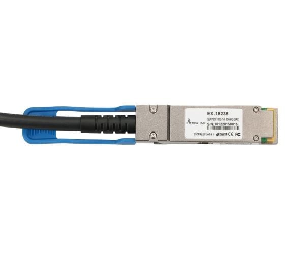 Extralink - Direkte 100GBase-koblingskabel - QSFP28 til QSFP28 - passiv