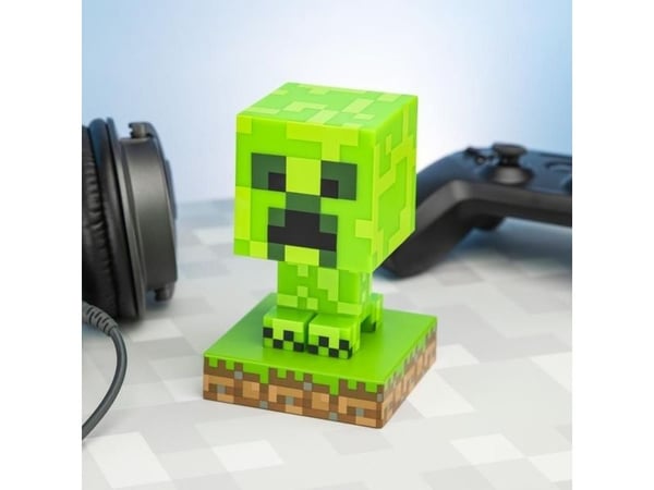 Paladone Icon Minecraft Creeper - Dekorasjonslampe - grønn