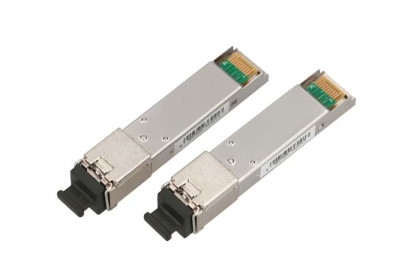 Extralink - SFP (mini-GBIC) transceivermodul - 1GbE, SONET - WDM - SC-enkeltmodus - opp til 20 km - OC-24 LR-1 - 1310 nm / 1550 nm (en pakke 2)