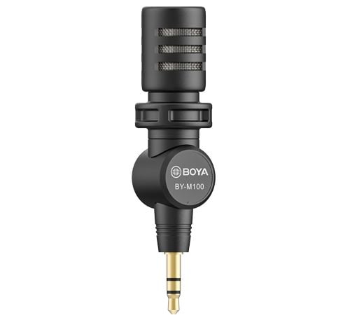 BOYA BY-M100, Digital kameramikrofon, 50 - 18000 hz, Trådlös, 3,5 mm (1/8 tum), Svart, ?DC
