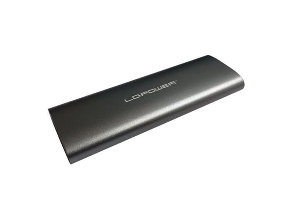 LC Power LC-M2-C-MULTI-2 - Drevkabinett - M.2 - M.2 Card (PCIe NVMe & SATA) - USB 3.2 (Gen 2) - antrasitt