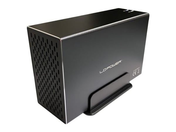 LC-Power LC-35U3-RAID-2, HDD-kabinett, 3.5", SATA, Serial ATA II, Serial ATA III, 5 Gbit/s, USB-tilkobling, Sort