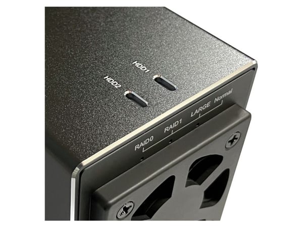 LC-Power LC-35U3-RAID-2, HDD-kabinett, 3.5", SATA, Serial ATA II, Serial ATA III, 5 Gbit/s, USB-tilkobling, Sort