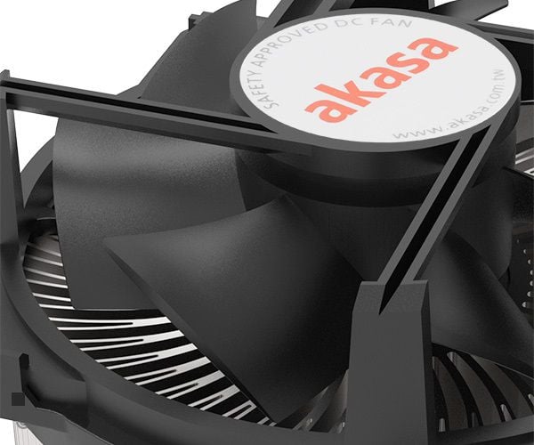 Akasa - Prosessorkjøler - (for: LGA1700) - aluminium med kobberkjerne - 90 mm