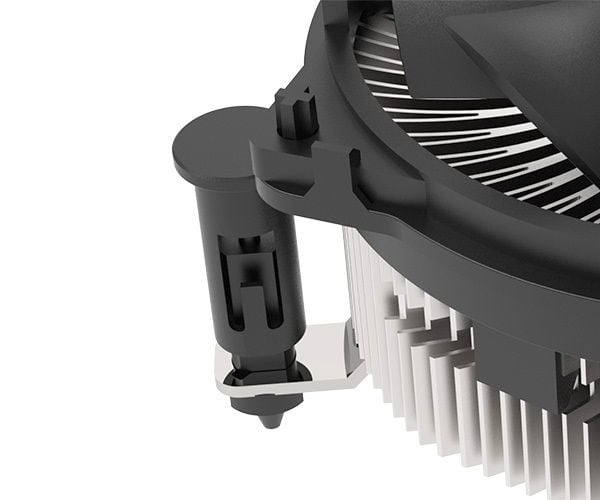 Akasa - Prosessorkjøler - (for: LGA1700) - aluminium med kobberkjerne - 90 mm