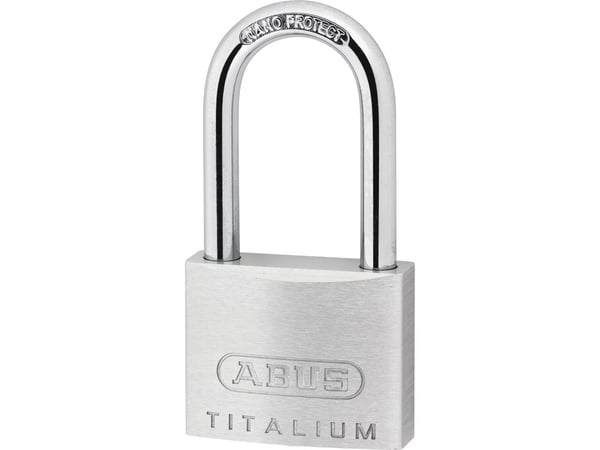 ABUS 64TI/40HB40 KD, Tradisjonell, Nøkkellås, Bruk flere nøkler, Aluminium, Aluminium, Stål