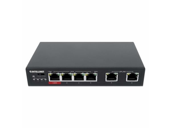Intellinet 561686, Fast Ethernet (10/100), Strøm over Ethernet (PoE)