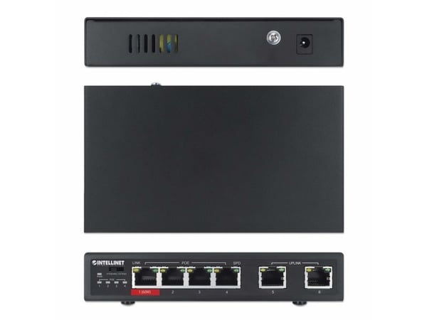Intellinet 561686, Fast Ethernet (10/100), Strøm over Ethernet (PoE)