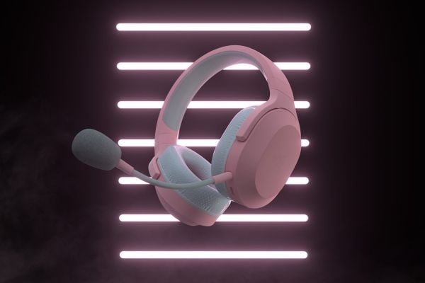 Razer Barracuda X - Hodesett - full størrelse - Bluetooth / 2,4 GHz radiofrekvens - trådløs, kablet - 3,5 mm jakk, USB-C - lydisolerende - kvarts