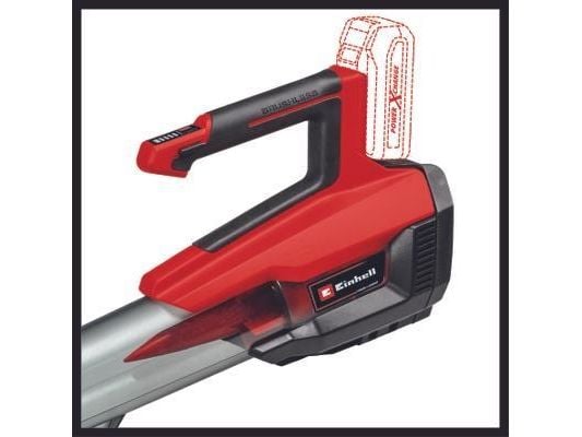 Einhell GP-LB 18/200, Håndholdt løvblåser, 200 km/t, 670 m³/t, Svart, Rød, Sølv, Batteri, 2,16 kg - SOLO