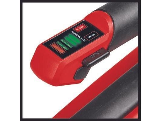 Einhell GP-LB 18/200, Håndholdt løvblåser, 200 km/t, 670 m³/t, Svart, Rød, Sølv, Batteri, 2,16 kg - SOLO