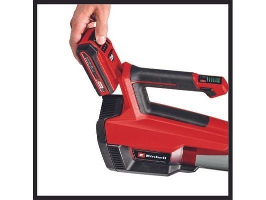 Einhell GP-LB 18/200, Håndholdt løvblåser, 200 km/t, 670 m³/t, Svart, Rød, Sølv, Batteri, 2,16 kg - SOLO