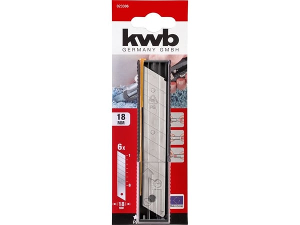 kwb 023306, 6 kpl, 18 mm, Kupla, Eurooppa