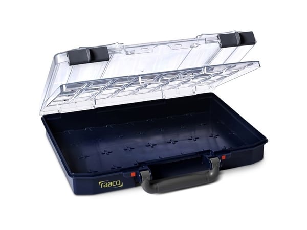 raaco CarryLite 55 4x8-0/DLU, Sininen, Polykarbonaatti (PC), Polypropeeni (PP), 337 mm, 278 mm, 58 mm, 806 g