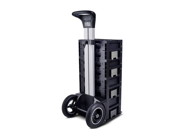 raaco TRT-0 CarryMore, Aluminium, Transportvogn, Aluminium, 80 kg, 2 hjul, 400 mm