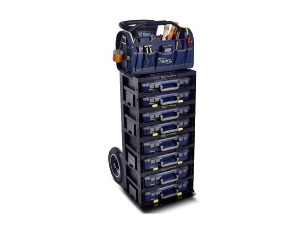 raaco TRT-0 CarryMore, Aluminium, Transportvogn, Aluminium, 80 kg, 2 hjul, 400 mm