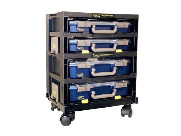 Raaco Lagrings- og transportenhet CarryMore 55 for 2 stk. CarryLite 55 4x8.