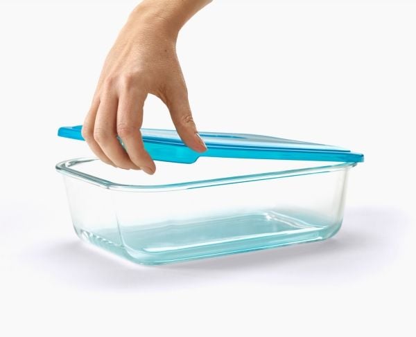 Joseph Joseph JJ- Set om 4 förvaringsbehållare i glas med Nest-design
